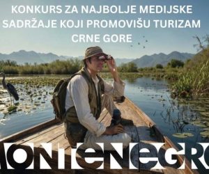 Konkurs za dodjelu nagrada za doprinos promociji turizma Crne Gore u 2025/2026. godini